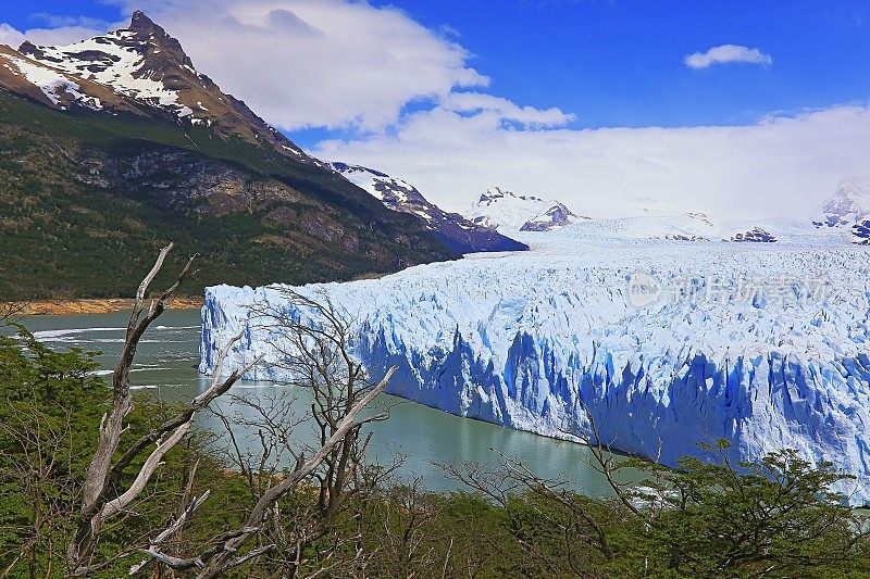 莫雷诺冰川和阿根廷湖- El Calafate，阿根廷巴塔哥尼亚